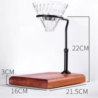 استاند قهوه مقطرة خشبي