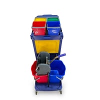 عربية و ترولي نظافة متعددة الخانات