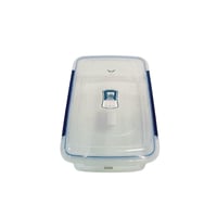 صندوق تخزين بلاستيك بقفل 38×25×13 سم