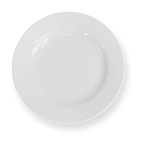 طبق ميلامين لمعة دائري مسطح 25 سم