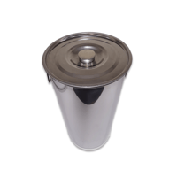 سطل تخزين استيل 85 لتر