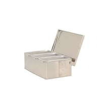 علب بهارات استيل 3 خانات