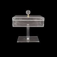 صينية تقديم اكريلك بقاعدة كبيرة