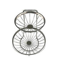 سلة فواكة دورين فضي