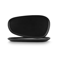 طبق ميلامين تقديم بيضاوي 12*27 سم