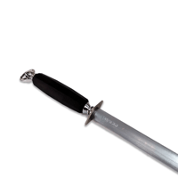 مسن سكاكين مقبض اسود 30 سم