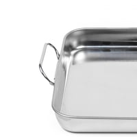 صينية استيل بيد 26x20 سم