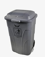 سلة نفايات بدعسة 120 لتر