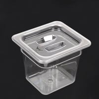 صواني شفاف مع غطاء عمق 10 سم