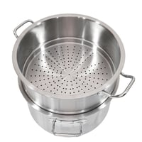 قدر بخار استيل هندي 12*32 سم