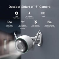 كاميرا مراقبة ذكية ازفيز- 1080 بي، موديل C3N للتصو...