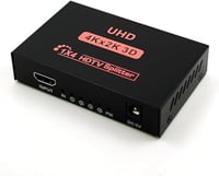 موزع VKBAND HDMI 1 في 4 خارج V1.4 يعمل بقوة 1 × 4...