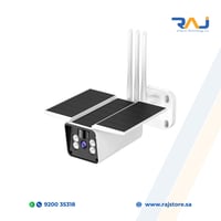 كاميرا مراقبة بالطاقة الشمسية 4G مع 3 هوائيات