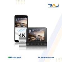 داش كام بكاميرا أمامية وخلفية ، 4K Ultra HD