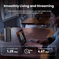 تيندا راوتر 5G NR LTE - AX1800 راوتر واي فاي 6 مع...