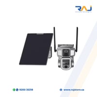 كاميرا مراقبة بالطاقة الشمسية Y7A 4MP ثلاثية العدس...