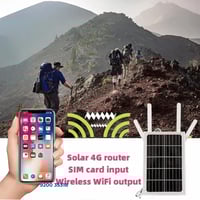 راوتر لاسلكي يعمل بالطاقة الشمسية 4G