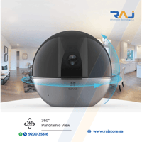 كاميرا مراقبة منزلية داخلية ذكية بتعمل بالواي فاي...