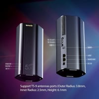 تيندا راوتر 5G NR LTE - AX1800 راوتر واي فاي 6 مع...