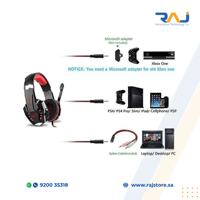 سماعة رأس سلكية للألعاب G9000 Pro مقاس 3.5 ملم مع...