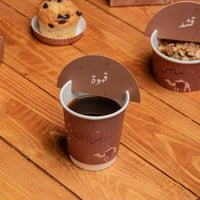 مجموعة (12) كرت للأكواب بثيم الشتاء "قهوة" - باللو...