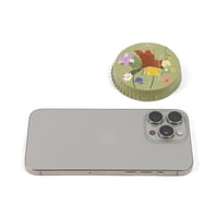 مجموعة (12) غطاء اكواب ورقي بتصميم ورود باللون الأ...