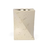 مبخرة سيراميك بقاعدة مزدوجة - لون بيج