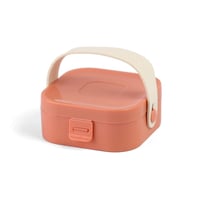 علبة منظم مجوهرات (4) اقسام لون وردي