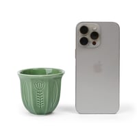 فنجان قهوة سيراميك باللون الأخضر | 180 مل