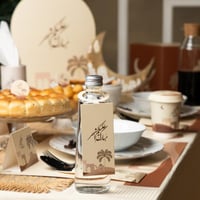 مجموعة (12) تعليقة قوارير الماء بثيم رمضاني بني