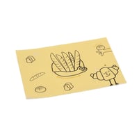 ورق زبدة للساندوتش لون أصفر - (100) حبة | 35*25 سم