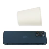 كرتون (1000) كوب ورق أبيض فاخر | 9 انز