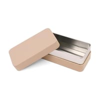 مجموعة (3) علب معدنية مستطيلة لون زهري | 12.2*6.7*...