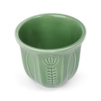 فنجان قهوة سيراميك باللون الأخضر | 180 مل