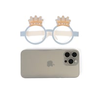 مجموعة (8) نظارات ورقية لحفل الكشف عن جنس الجنين