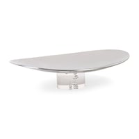 صينية تقديم فاخرة لون فضي