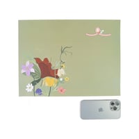 مجموعة (12) لباد سفرة مائدة بتصميم زهور الكامليا ب...