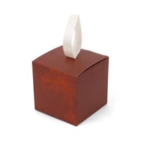 مجموعة (12) علبة توزيعات أنيقة - لون أحمر | 8*8*8...