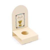 مجموعة (12) علبة توزيعات التولات "عيدكم مبارك" لون...