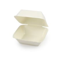 صندوق برجر أبيض- (25) حبة