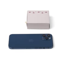 علبة توزيعات فاخرة بثيم نخلة لون بيج غامق قابلة لل...