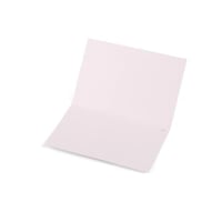 كرت ورقي لون أبيض-(12) حبة | 12.7*8.5 سم