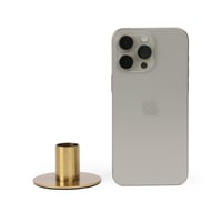 مجموعة (3) شمعدانات صغيرة فاخرة لون ذهبي