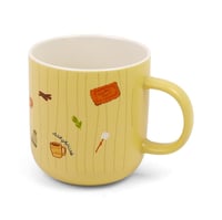 كوب سيراميك شتوي" عادت ليالي الشتاء " لون بيج - 35...