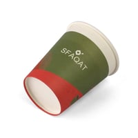 كوب صفقات ورقي بتصميم عصري لون أخضر- (50) حبة | 9...