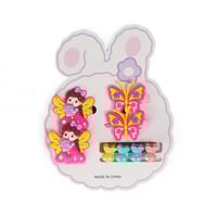 مجموعة (6) بكلات شعر بتصاميم كرتونية للفتيات