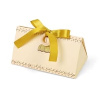 مجموعة (12) علبة توزيعات فاخرة بطباعة أبجورة - لون...