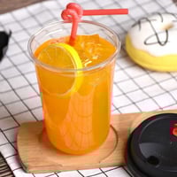 مجموعة(50) كأس بلاستيك شفاف بدون غطاء | 14 انز