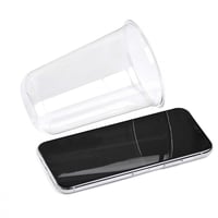 مجموعة(50) كأس بلاستيك شفاف بدون غطاء | 14 انز