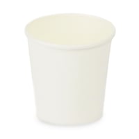 كرتون (1000) كوب ورق أبيض فاخر | 4 انز